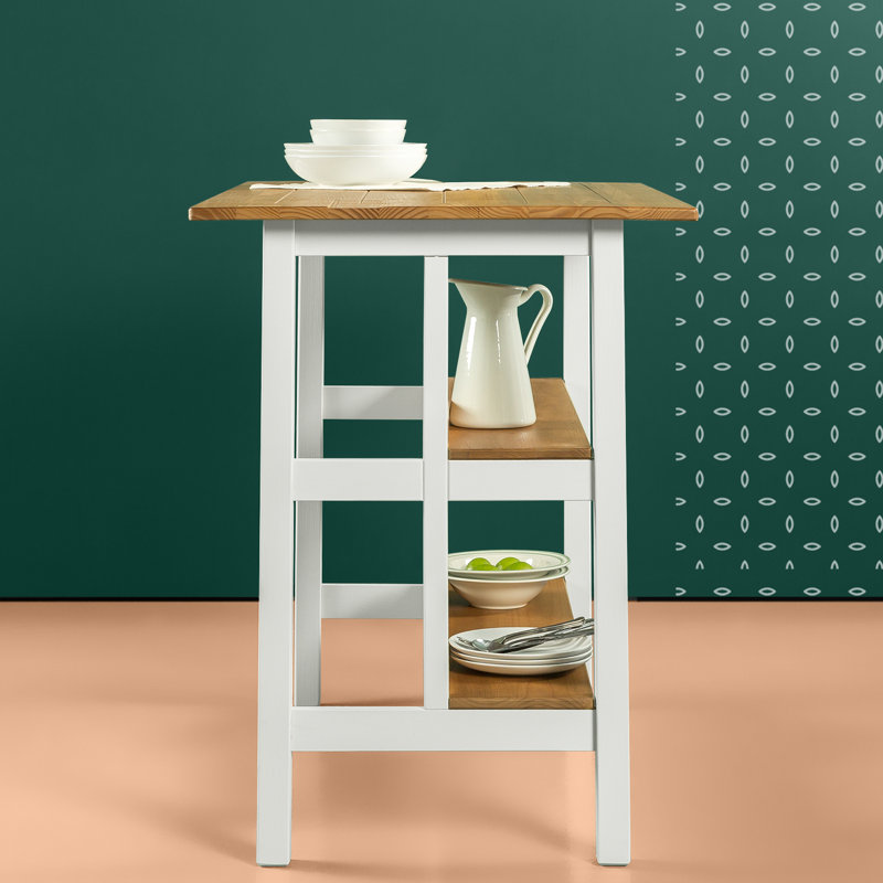 August Grove® Stetler Solid Wood Prep Table & Reviews Wayfair